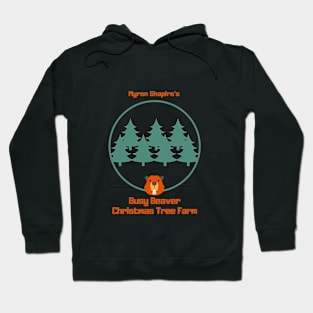 Myron Shapiro's Busy Beaver Christmas Tree Farm Hoodie